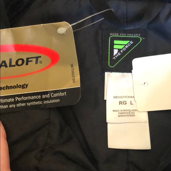 NWT The Force Base Layer Quilted Jacket Large - Picture 3 of 7